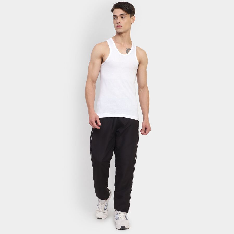 Men's Cotton Vest, White, large image number null